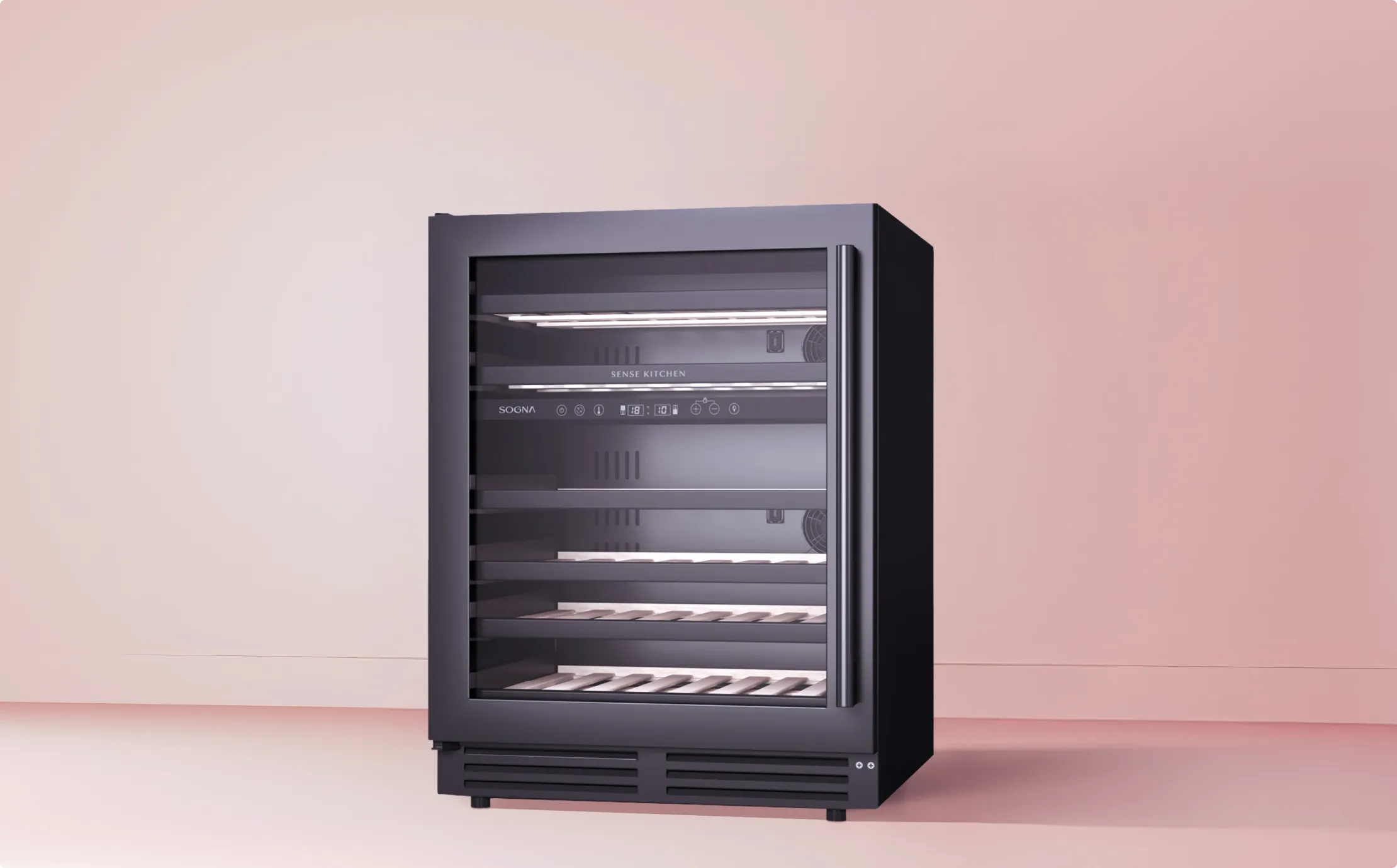 adega carbon 46garrafas